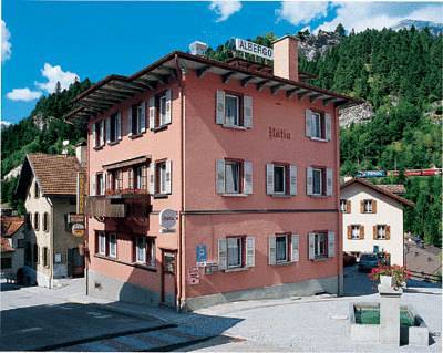 Hotel Raetia Tiefencastel Luaran gambar
